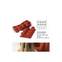 Moule silicone 8 bavarois 57x57 mm Moule silicone 8 bavarois 57x57 mm