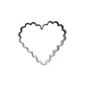 Emporte-pièce coeur cannelé 4,7 cm Emporte-pièce coeur cannelé 4,7 cm