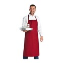 Tablier valet bavette bordeaux Tablier valet bavette bordeaux