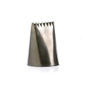 Douille à bûche large inox 28 mm Douille à bûche large inox 28 mm