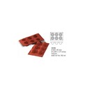 Moule silicone 6 grands diamants Moule silicone 6 grands diamants