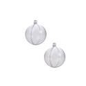 Boîte à dragées petite boule transparente x3 Boîte à dragées petite boule transparente x3