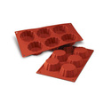 Moule silicone 6 briochettes Moule silicone 6 briochettes