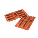 Moule silicone 7 bûchettes Moule silicone 7 bûchettes
