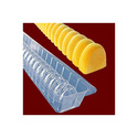 Gouttière à bûchette annelée en PVC (x12) Gouttière à bûchette annelée en PVC (x12)