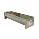 Gouttière à bûche ronde inox 30 x 8 cm Gouttière à bûche ronde inox 30 x 8 cm