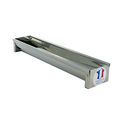 Gouttière à bûche ronde inox 30 x 6 cm Gouttière à bûche ronde inox 30 x 6 cm
