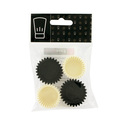 Mini caissettes cuisson noires et blanches Gatodéco (x80) Mini caissettes cuisson noires et blanches Gatodéco (x80)