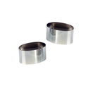 Nonnette ovale inox 7x4,5 cm (x6) Nonnette ovale inox 7x4,5 cm (x6)
