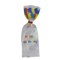 Sachets Happy Birthday fond plat + liens (x25) Sachets Happy Birthday fond plat + liens (x25)
