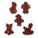 Moule chocolat sujets de Noël assortis Moule chocolat sujets de Noël assortis