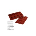 Moule silicone 8 savarins coeurs Moule silicone 8 savarins coeurs