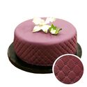 Empreinte effet matelassé petites fleurs Technicake Empreinte effet matelassé petites fleurs Technicake