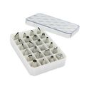 Coffret 24 douilles décors fins inox Coffret 24 douilles décors fins inox