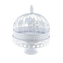 Présentoir gâteaux cage brodée 30 cm Présentoir gâteaux cage brodée 30 cm