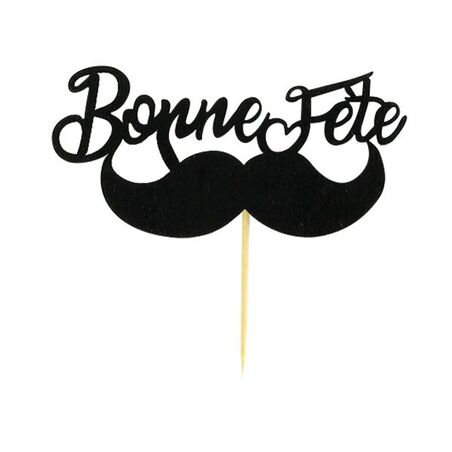Décors sur pique "Bonne Fête"
