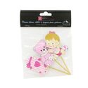 Cake toppers naissance fille en bois (x3) Cake toppers naissance fille en bois (x3)