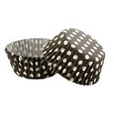 Caissette cupcake noires pois blancs (x 50) Caissette cupcake noires pois blancs (x 50)