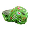 Caissette cupcake verte Noël (x 50) Caissette cupcake verte Noël (x 50)