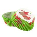 Caissette cupcake verte Renne (x 50) Caissette cupcake verte Renne (x 50)