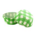 Caissette cupcake vichy vert (x 50) Caissette cupcake vichy vert (x 50)