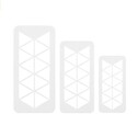 Découpoirs géométriques triangles PME (x3) Découpoirs géométriques triangles PME (x3)