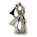 Couple de mariés argent baiser 27 cm Couple de mariés argent baiser 27 cm