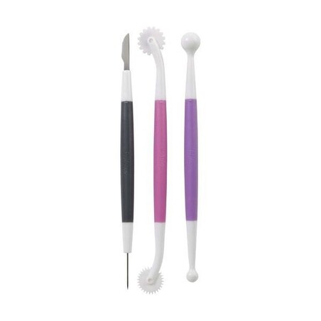 Set 3 outils de modelage pâte à sucre et gumpaste Wilton