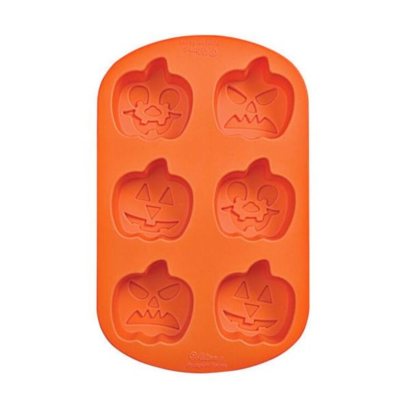 Moule silicone 6 citrouilles Halloween Wilton