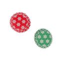 Caissette cupcake verte / rouge Flocons (x 16) Caissette cupcake verte / rouge Flocons (x 16)