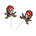 Pic déco cupcakes Pirates (x12) Pic déco cupcakes Pirates (x12)