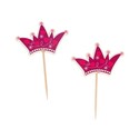 Cupcake Toppers Couronnes Roses (x12) Cupcake Toppers Couronnes Roses (x12)