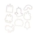 Découpoirs licorne assortis (x8) Découpoirs licorne assortis (x8)