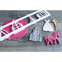 Découpoir pâte à sucre 4 empreintes princesse Découpoir pâte à sucre 4 empreintes princesse