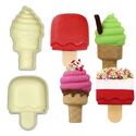 Découpoirs relief Glaces (x2) Découpoirs relief Glaces (x2)
