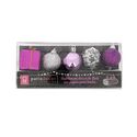 Décors de Noël sur pique assortis roses Patisdécor (x5) Décors de Noël sur pique assortis roses Patisdécor (x5)