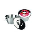 Moule à flan avec couvercle inox 16 cm Moule à flan avec couvercle inox 16 cm