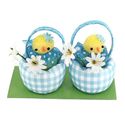 Poussins dans un panier vichy (x2) Poussins dans un panier vichy (x2)