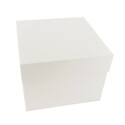 Boîte à gâteau blanche 41 x 41 x H 22 cm Patisdécor Boîte à gâteau blanche 41 x 41 x H 22 cm Patisdécor