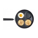 Poêle à 4 cavités crêpes et oeufs Poêle à 4 cavités crêpes et oeufs