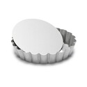 Moule à tartelette rond antiadhésif avec fond amovible Moule à tartelette rond antiadhésif avec fond amovible