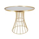 Présentoir gâteaux miroir doré Patisdécor 25 cm Présentoir gâteaux miroir doré Patisdécor 25 cm