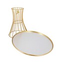 Présentoir gâteaux miroir doré Patisdécor 25 cm Présentoir gâteaux miroir doré Patisdécor 25 cm