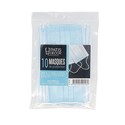 Masques de protection 3 plis avec élastiques (x10) Masques de protection 3 plis avec élastiques (x10)