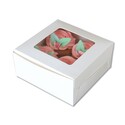 Boîte 4 cupcakes blanche 16 x 16 cm Patisdécor Boîte 4 cupcakes blanche 16 x 16 cm Patisdécor