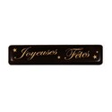 Rectangles chocolat noir Joyeuses Fêtes (x132) Rectangles chocolat noir Joyeuses Fêtes (x132)