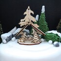 Kit crèche de Noël en bois Kit crèche de Noël en bois