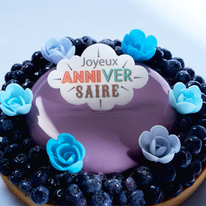 Nuages azyme Joyeux Anniversaire (x32)