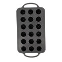 Moule Silicone 18 mini-cannelés 3,5 cm Moule Silicone 18 mini-cannelés 3,5 cm