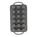Moule Silicone 18 mini-cannelés 3,5 cm Moule Silicone 18 mini-cannelés 3,5 cm